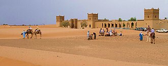 Marokko - Wüstenschloß in der Sahara - auf dem Kamel zum Sonnenaufgang reiten Marokko